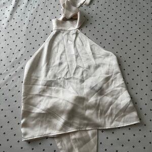 Sincerely Jules Cream Halter Top